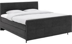 Goossens boxspring compleet forma contra compleet grijs micro leer - 8200350-2