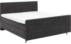 Goossens boxspring compleet forma contra compleet grijs micro leer - 8200350-2