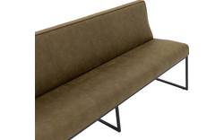 Goossens excellent eetkamerbank tom groen micro leer - 8200374-01
