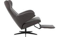 Goossens excellent relaxstoel avec grijs leer - 8200442-02