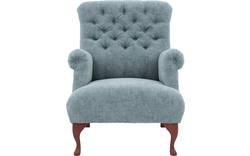 Goossens fauteuil ashton groen stof - 8201314-01