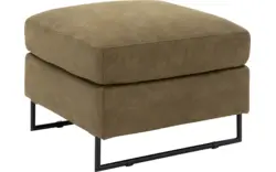 Goossens hocker jovani groen micro leer - 8201323-1