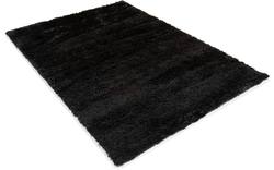 Goossens basic vloerkleed liseen zwart polyester - 8201372-01