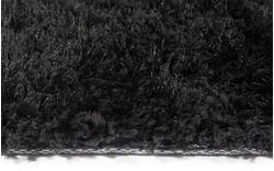 Goossens basic vloerkleed liseen zwart polyester - 8201372-01