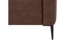 Goossens loungebank key west bruin micro leer - 8201624-396-gespiegeld-01