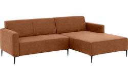 Goossens loungebank key west bruin micro leer - 8201624-399-01