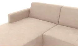 Goossens loungebank key west beige micro leer - 8201624-403-gespiegeld-01