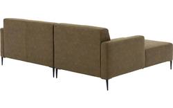 Goossens loungebank key west groen micro leer - 8201624-gespiegeld-01