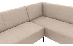 Goossens hoekbank key west beige micro leer - 8201998-403-01