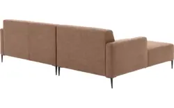 Goossens loungebank key west bruin micro leer - 8201999-395-gespiegeld-01