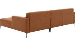 Goossens loungebank key west bruin micro leer - 8201999-399-01