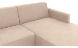 Goossens loungebank key west beige micro leer - 8201999-403-01