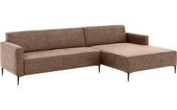 Goossens loungebank key west bruin micro leer - 8202000-394-01