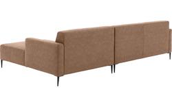 Goossens loungebank key west bruin micro leer - 8202000-395-01