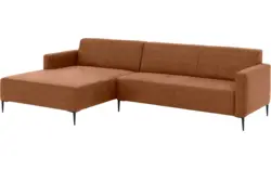 Goossens loungebank key west bruin micro leer - 8202000-399-gespiegeld-01