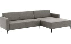 Goossens loungebank key west grijs micro leer - 8202000-402-01