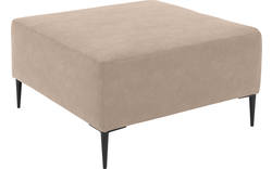 Goossens hocker key west beige micro leer - 8202017-403-01