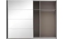 Goossens basic kledingkast miami grijs hoogwaardig meubelplaat - 8202033-02