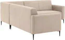 Goossens hoekbank key west beige micro leer - 8202397-403-01