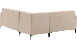 Goossens hoekbank key west beige micro leer - 8202397-403-01