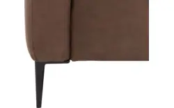 Goossens hoekbank key west bruin micro leer - 8202398-01