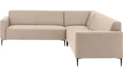 Goossens hoekbank key west beige micro leer - 8202398-403-01