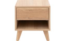 Goossens nachtkastje cosima wit eiken - 8202452-2