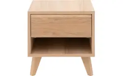 Goossens nachtkastje cosima wit eiken - 8202452-2