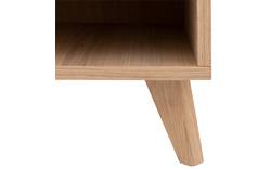 Goossens nachtkastje cosima wit eiken - 8202452-2