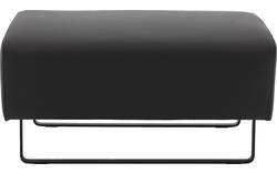 Goossens hocker montreal zwart leer - 8202550-2
