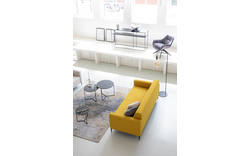 Goossens zitbank key west geel stof - 8181539-372-01