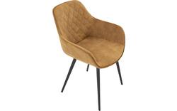 Goossens basic eetkamerstoel ebi geel stof - 8203173-02