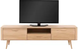 Goossens tv dressoir bjarte wit eiken - 8203314-01