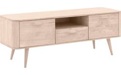Goossens tv meubel bjarte wit eiken - 8203355-02