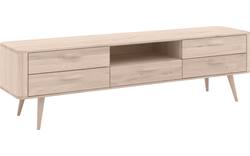 Goossens tv meubel bjarte wit eiken - 8203356-01