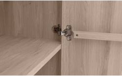 Goossens opbergkast bjarte wit eiken - 8203361-01