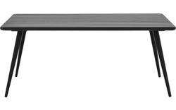 Goossens eettafel bjarte zwart eiken - 8203408-01