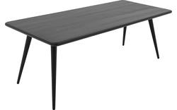 Goossens eettafel bjarte zwart eiken - 8203408-01