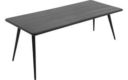 Goossens eettafel bjarte zwart eiken - 8203410-03