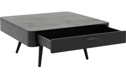 Goossens salontafel bjarte zwart eiken - 8203434-01