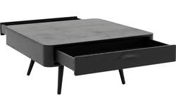 Goossens salontafel bjarte zwart eiken - 8203434-01