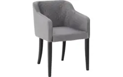 Goossens eetkamerstoel peda grijs stof - 8203559-02