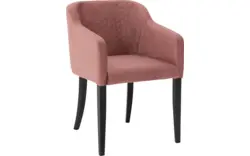 Goossens eetkamerstoel peda roze stof - 8203560-02