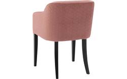 Goossens eetkamerstoel peda roze stof - 8203560-03