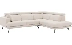 Goossens hoekbank viggo wit stof - 8203579-gespiegeld-01