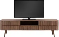 Goossens tv meubel seppe donker bruin eiken - 8203768-01