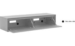 Goossens excellent tv meubel vic zwart eiken - 8213081-01