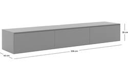 Goossens excellent tv meubel vic wit eiken - 8213083-01