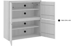Goossens excellent opbergkast vic blank eiken - 8204326-01