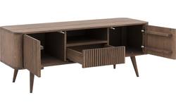 Goossens tv meubel seppe donker bruin eiken - 8204641-01